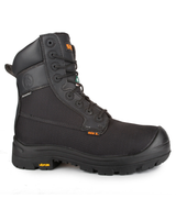 Shire noir, bottes  de travail véganes 8'' imperméable, Vibram TC4+