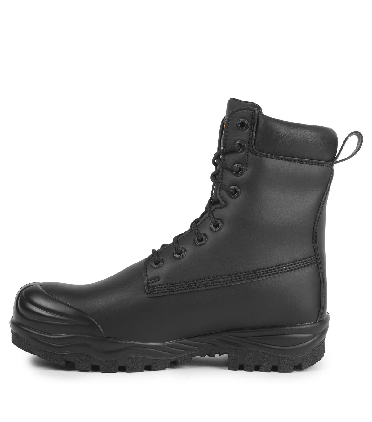 Maska, noir, bottes  de travail véganes 8'' isolées, Vibram fire & ice