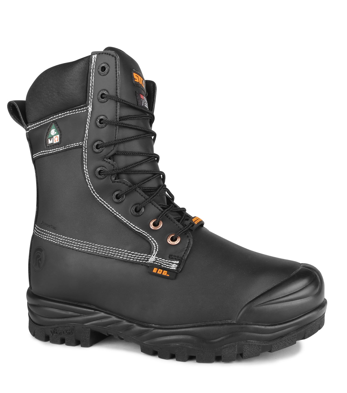 Kimberlite Noir, bottes  de travail 9'', protection métatarsienne