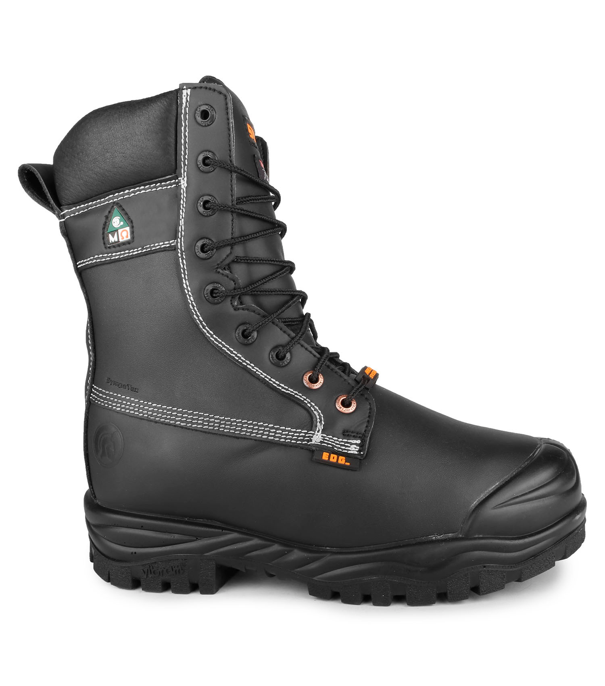 Kimberlite, noir, bottes  de travail 9'', protection métatarsienne