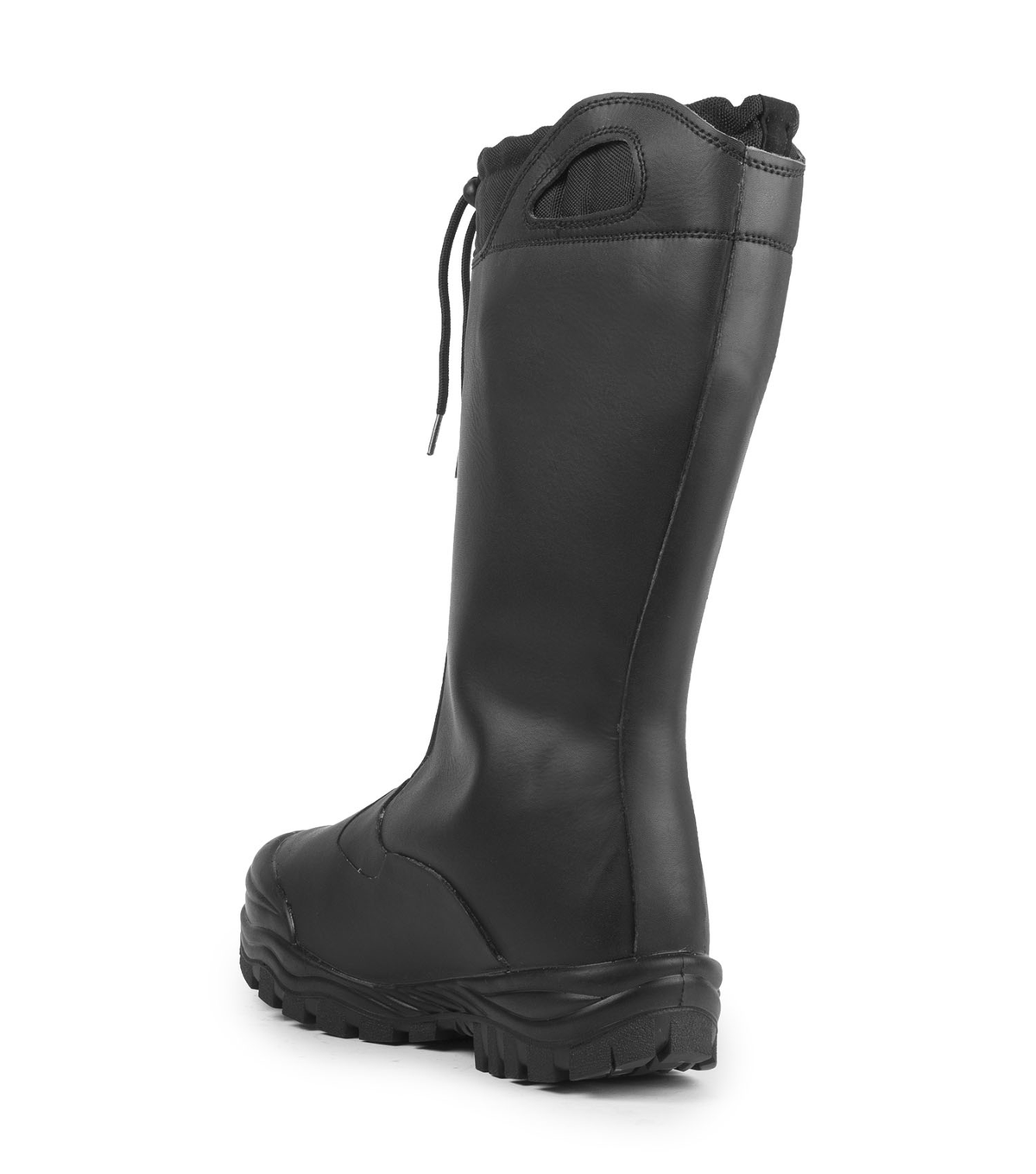 Titanium, noir, bottes  de travail 14" en microfibre, Vibram fire & ice