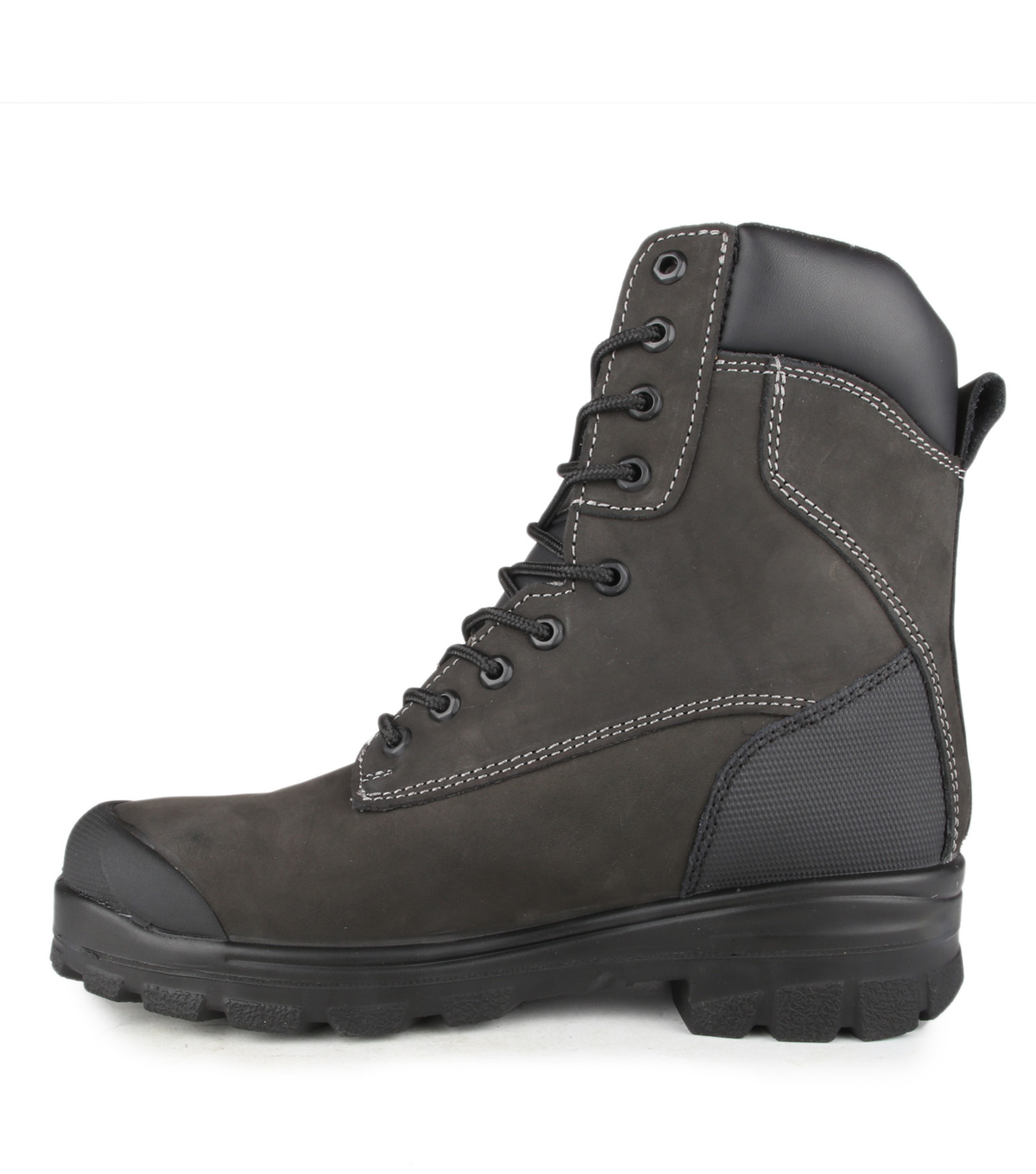 Master, noir, bottes  de travail 8'' en cuir nubuck
