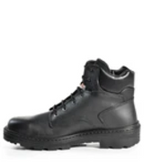 Leader, noir, bottes  de travail 6'' en cuir