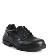 Small, noir, souliers de travail en cuir