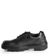 Small, noir, souliers de travail en cuir