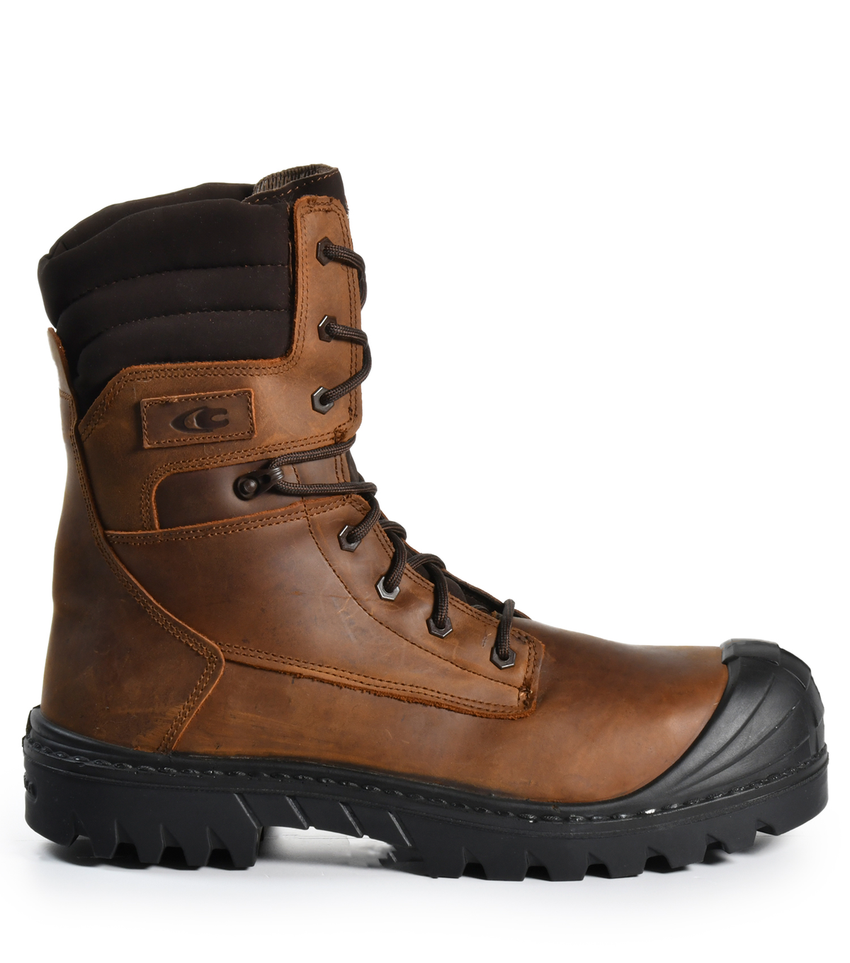 Houston, brun, bottes  de travail 9'' sans métal en cuir