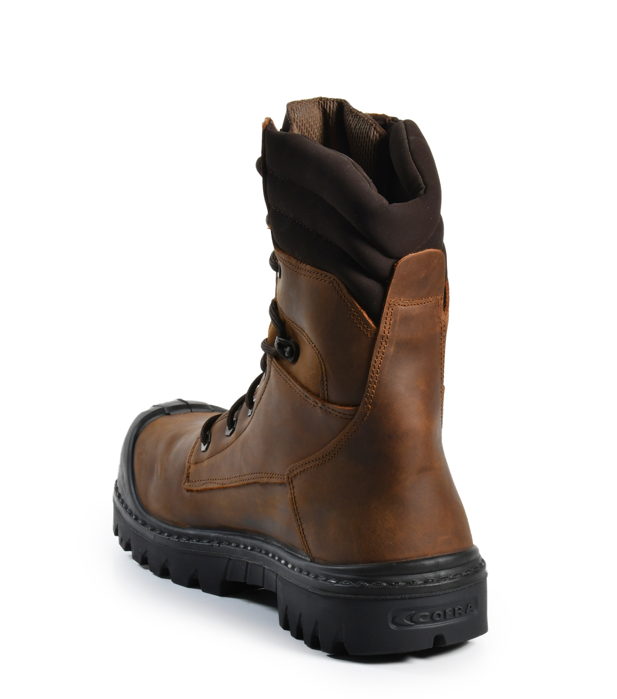 Houston, brun, bottes  de travail 9'' sans métal en cuir