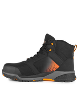 Trainer6, noir et orange, souliers de travail athlétiques 6'' légers