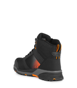 Trainer6, noir et orange, souliers de travail athlétiques 6'' légers