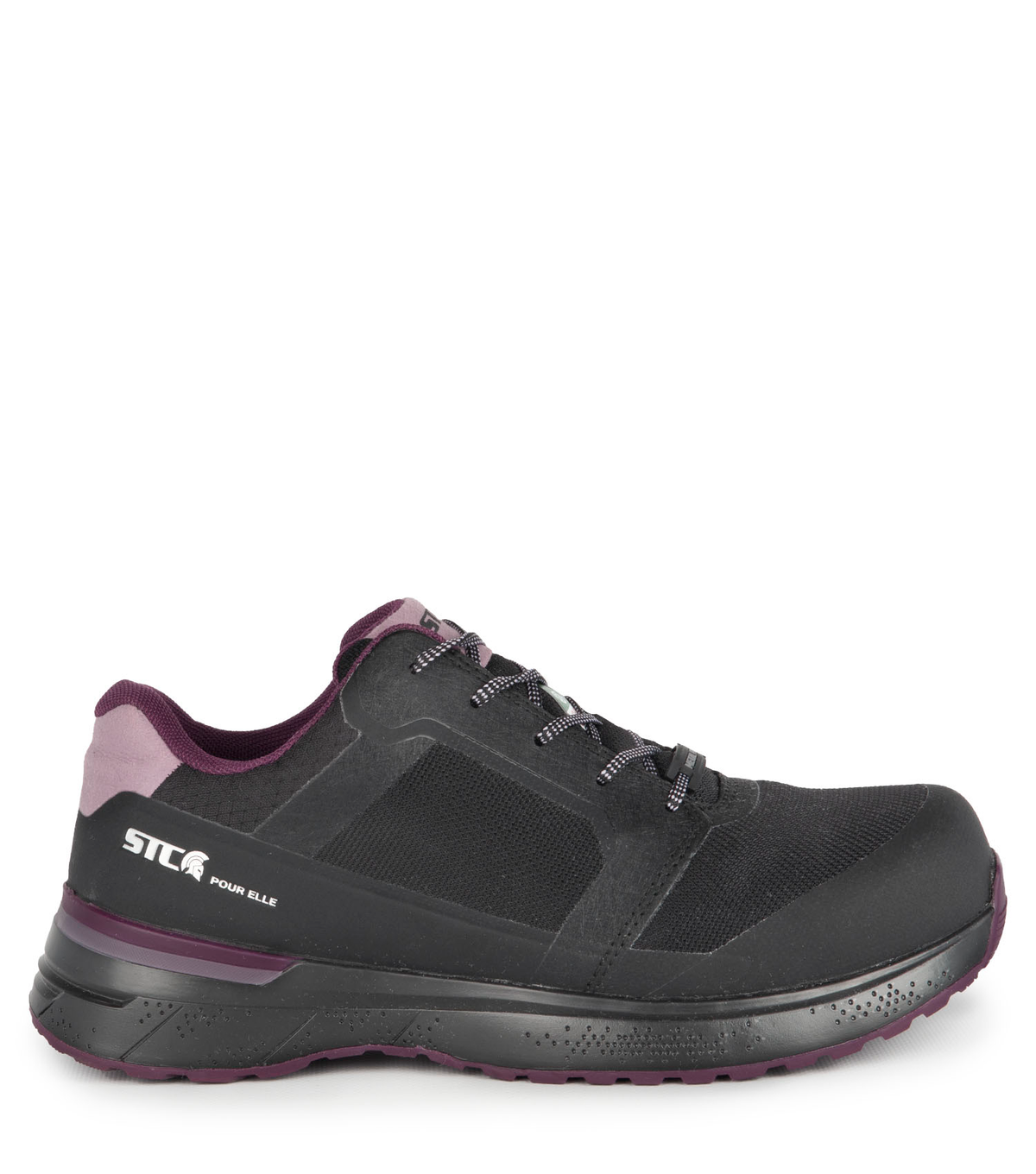 LadyFit, noir, souliers de travail athlétiques légers pour femme
