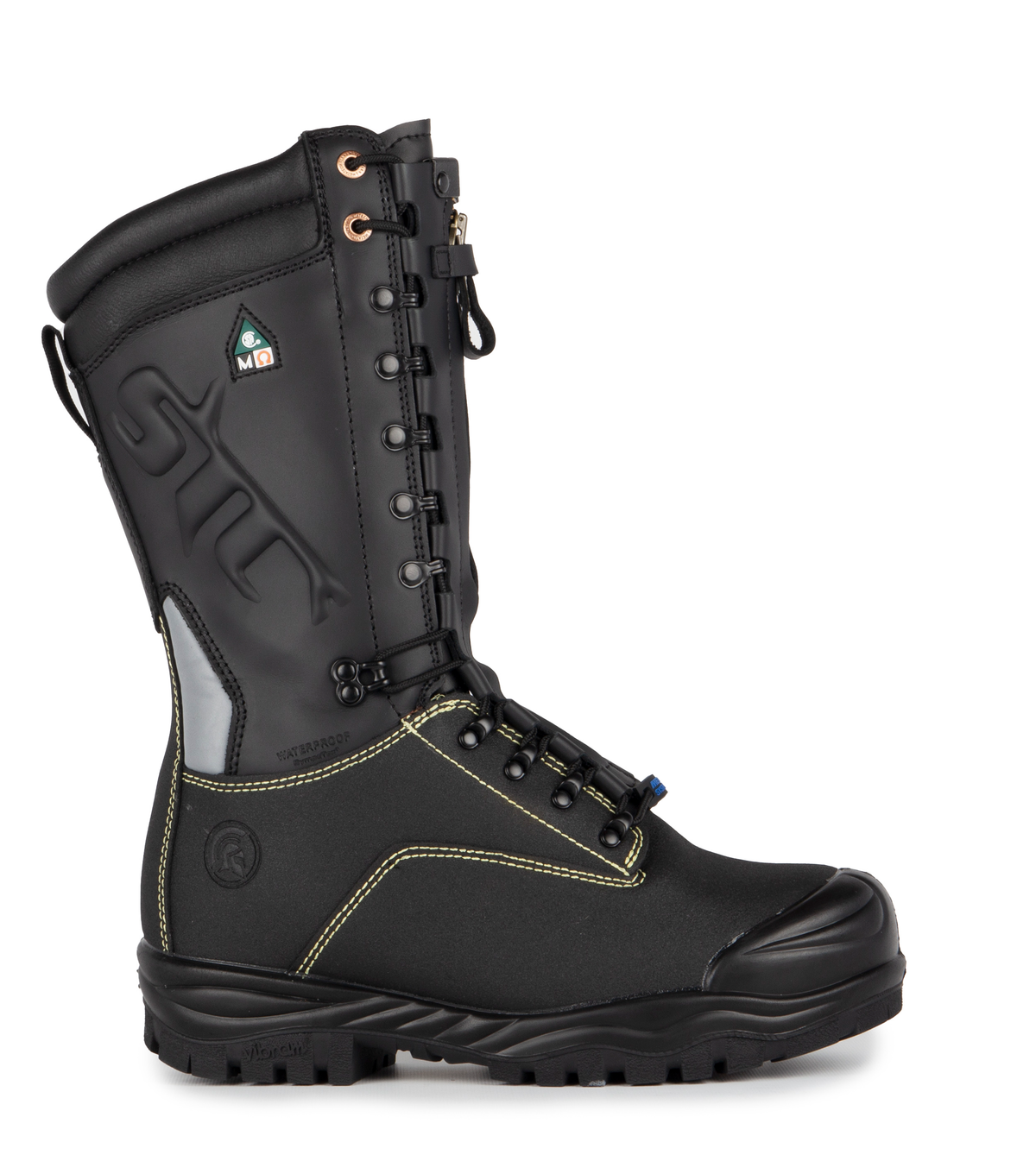 Granite, noir,  bottes  de mine 14'', Metatech system flex