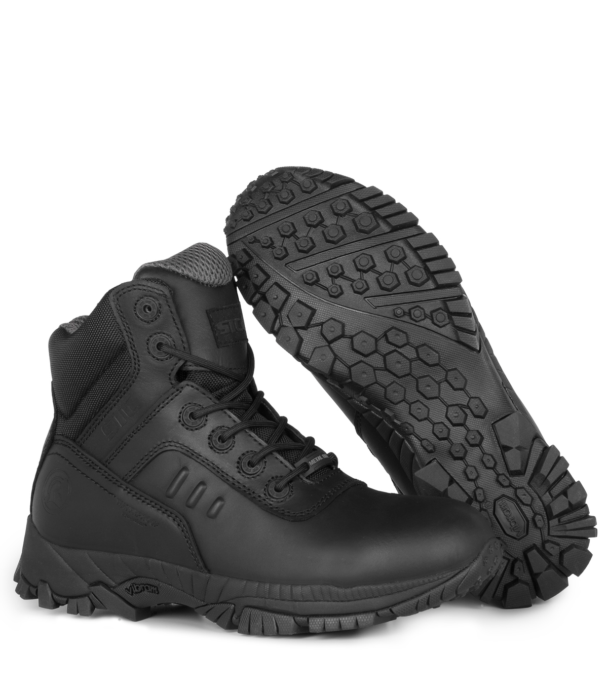 Tactik6 soft toe, noir, bottes  tactiques 6" imperméables, Vibram