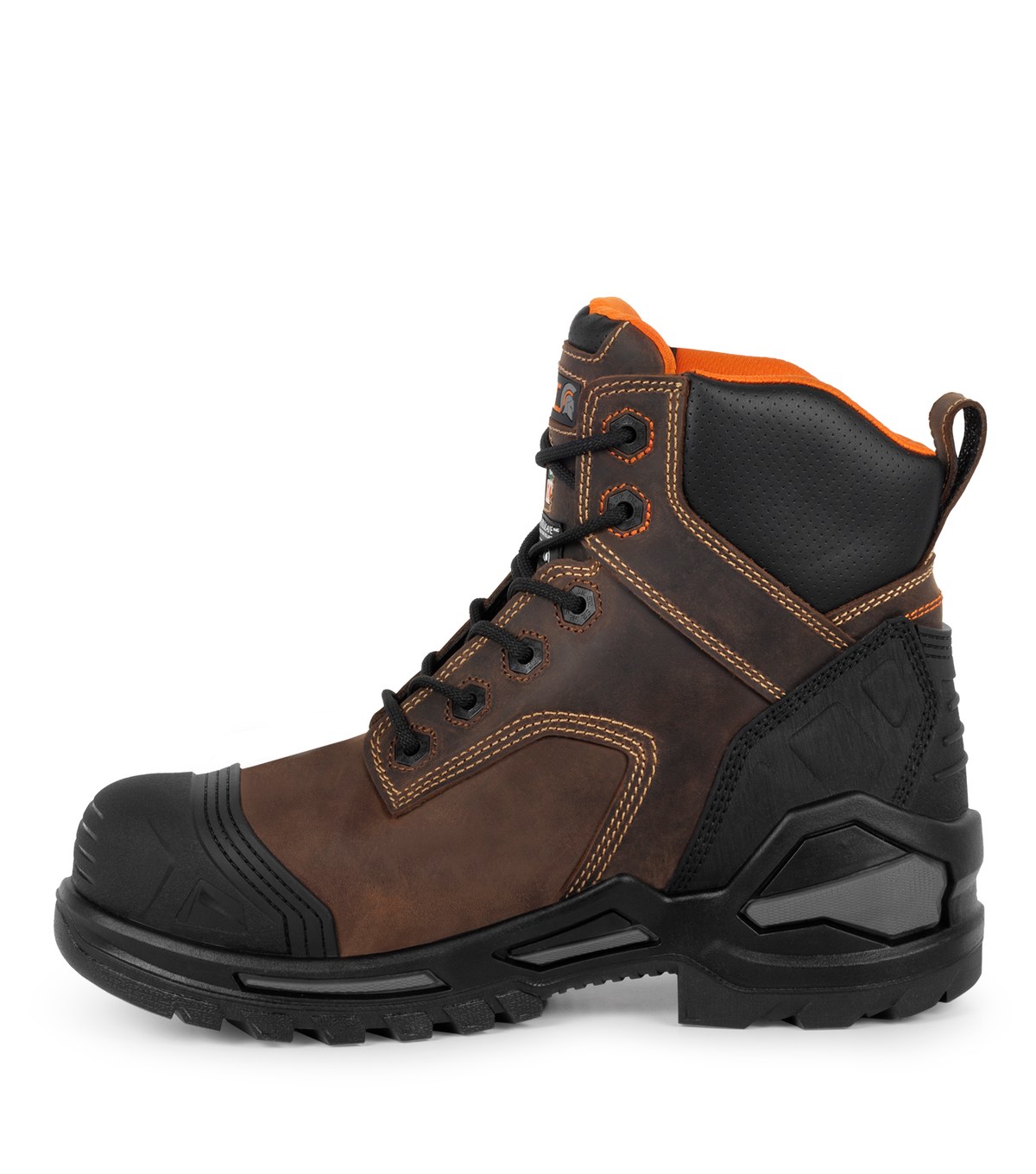 Blade6, brun, bottes  de travail 6'' imperméable, Vibram Megagrip Pro