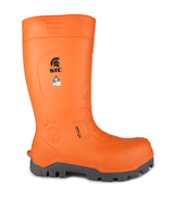 Golden, orange, bottes  de travail PU 15'', protection métatarsienne
