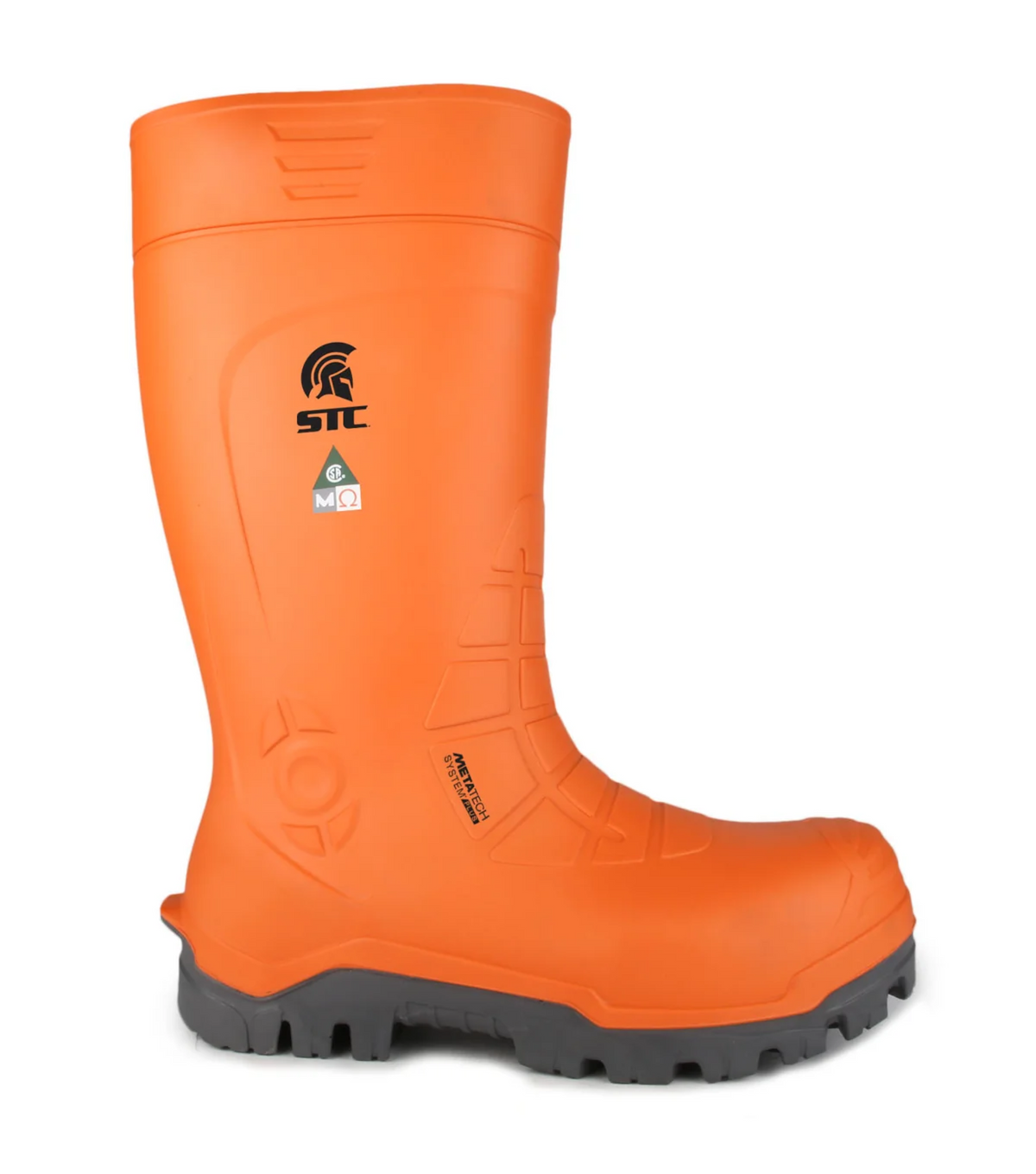 Golden, orange, bottes  de travail PU 15'', protection métatarsienne