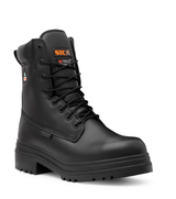 Alertz, noir, bottes  de travail 8'' imperméables cuir , Vibram TC4+