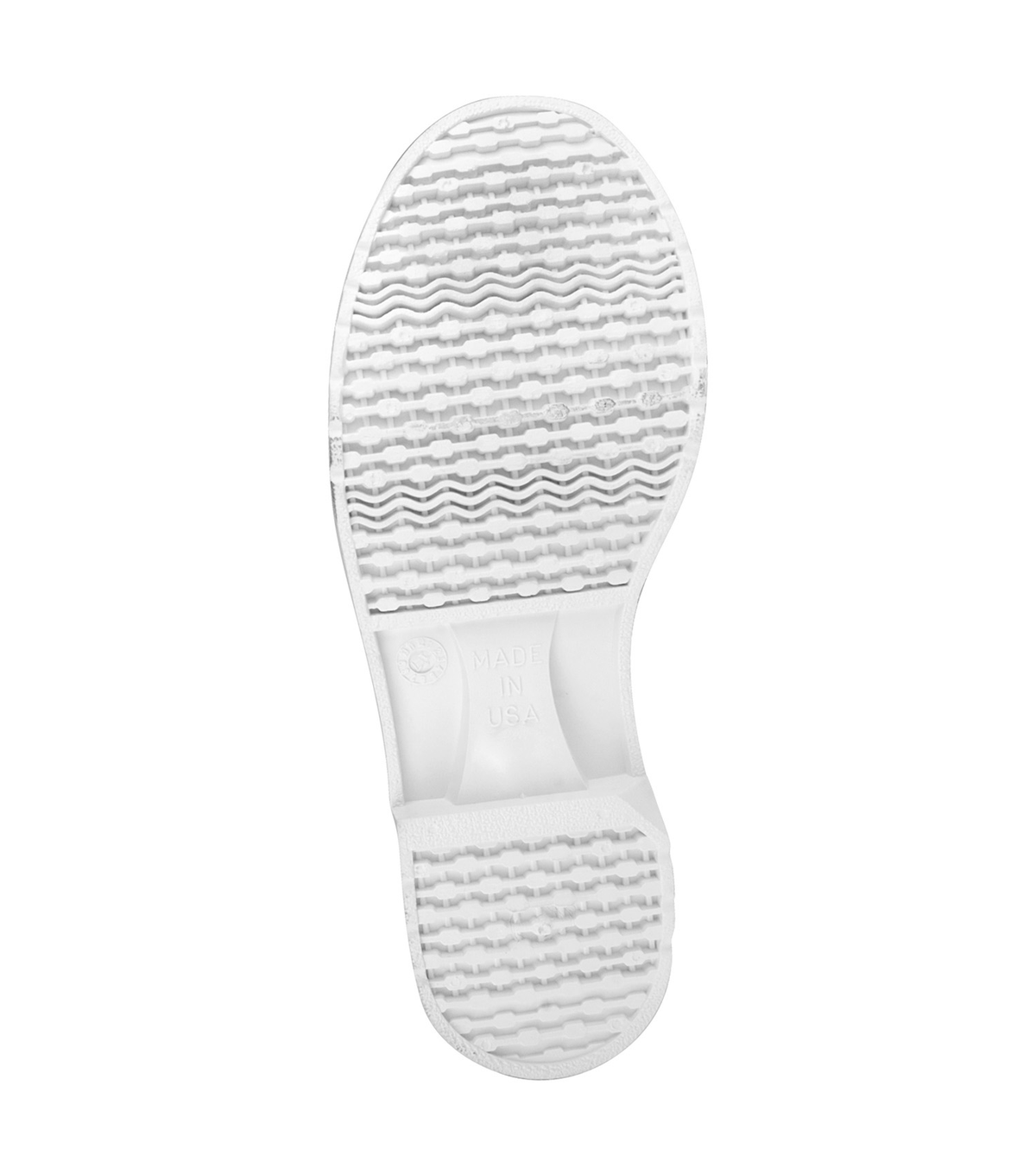 White PVC Steel Toe, blanc, bottes  de travail imperméables 16'' en PVC
