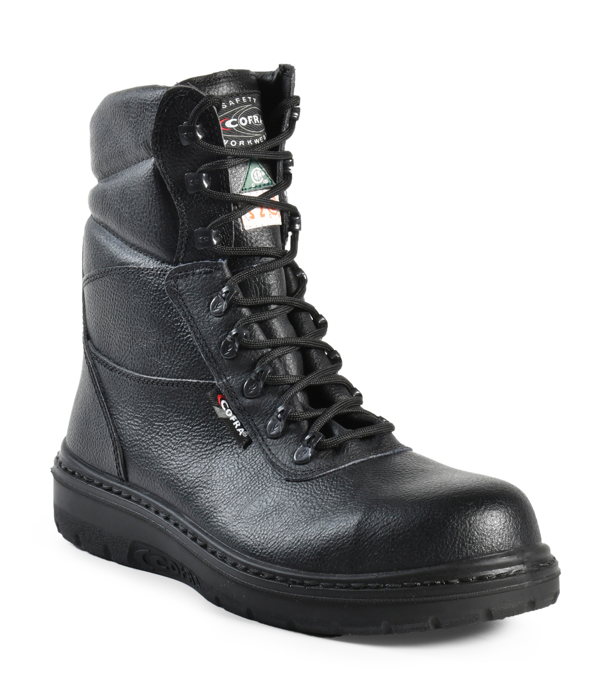 Road, Noir, bottes  de travail 8'' pour goudronneur et asphalte