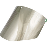 Écran facial moulé, Polycarbonate, teinte vert