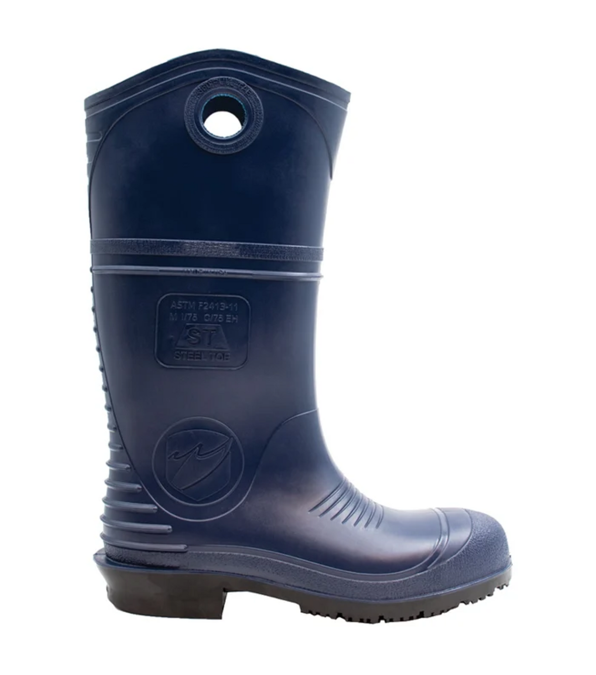 Durapro Steel Toe, bleu, bottes  de travail imperméables 15'' en PVC