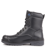 Progum, noir, bottes  de travail 8" en cuir, semelle antidérapante