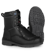 Progum-x-met, noir, bottes  8" avec protection métatarsienne externe