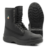 Protect8, noir, bottes de travail 8" en cuir