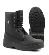 Protect8, noir, bottes  de travail 8" en cuir