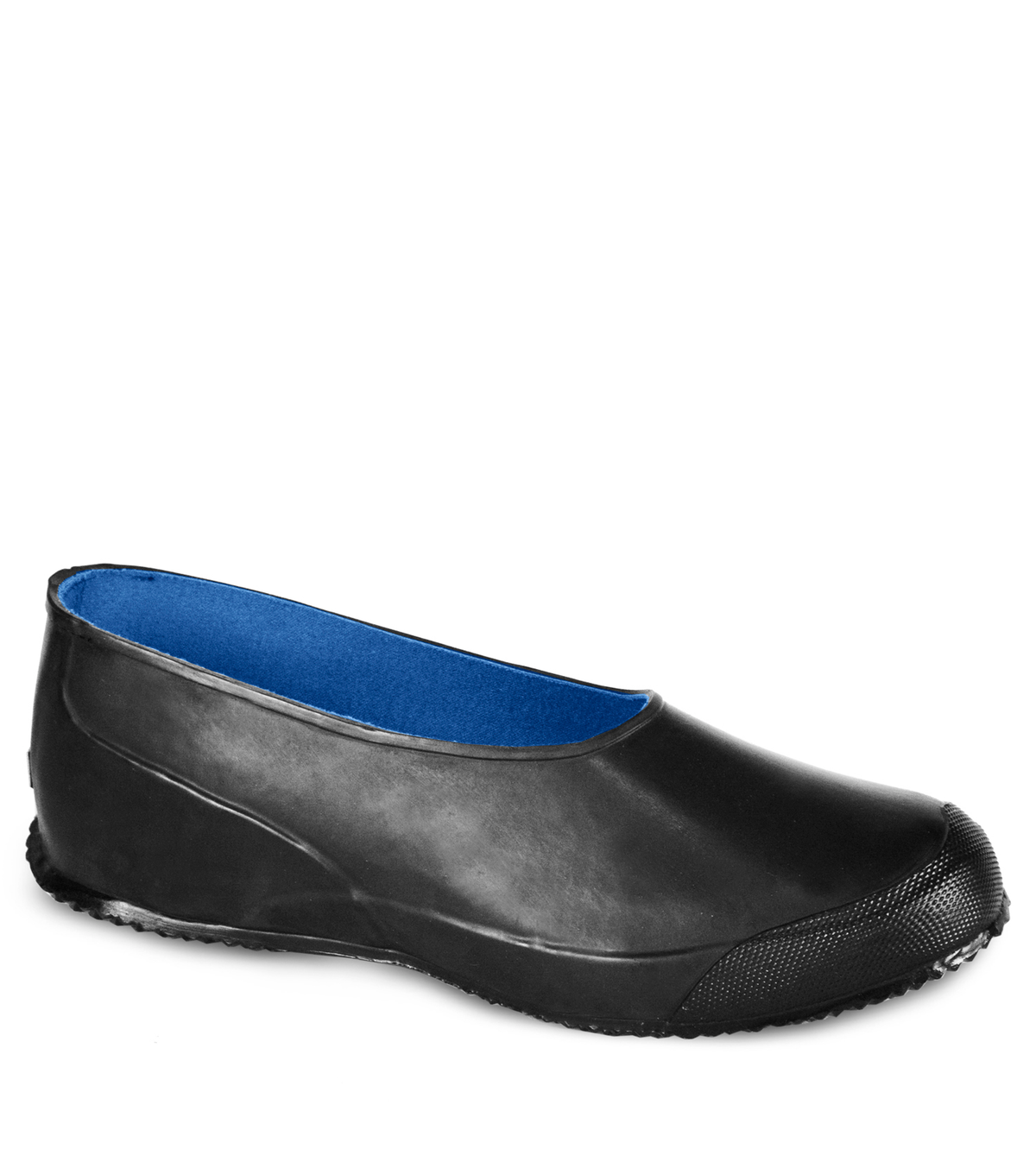 Mocassin, noir, couvre-chaussures de ville, doublure de tricot