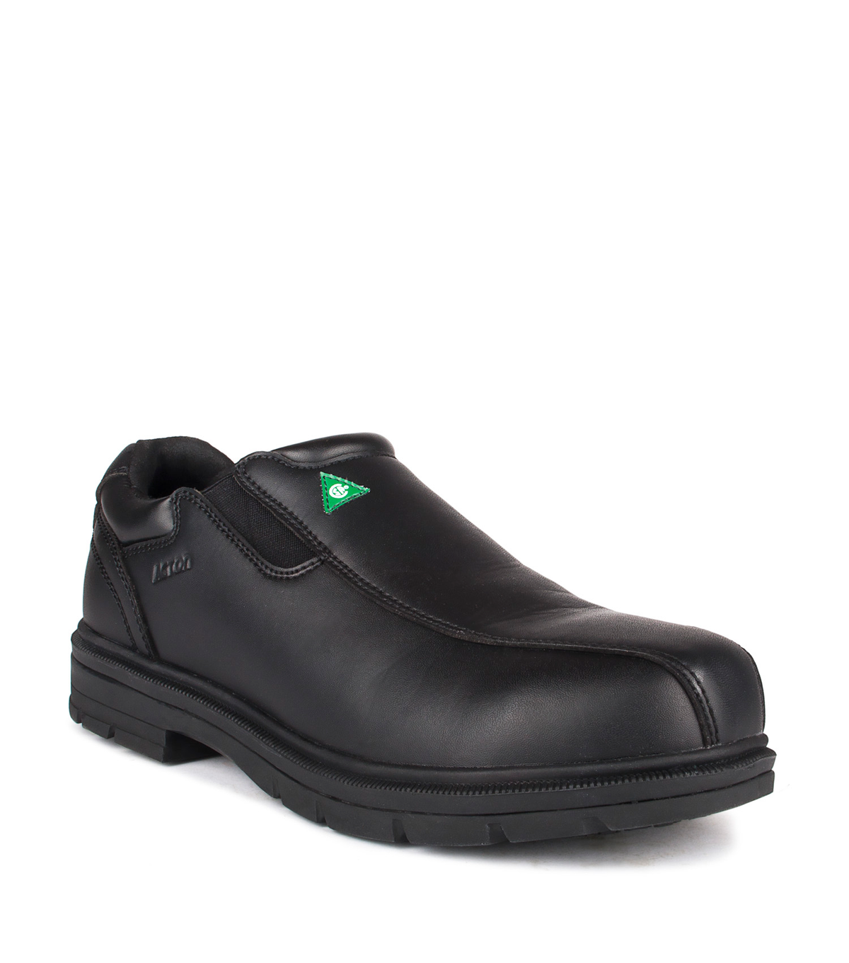 Roosevelt, noir, souliers de travail véganes en microfibre