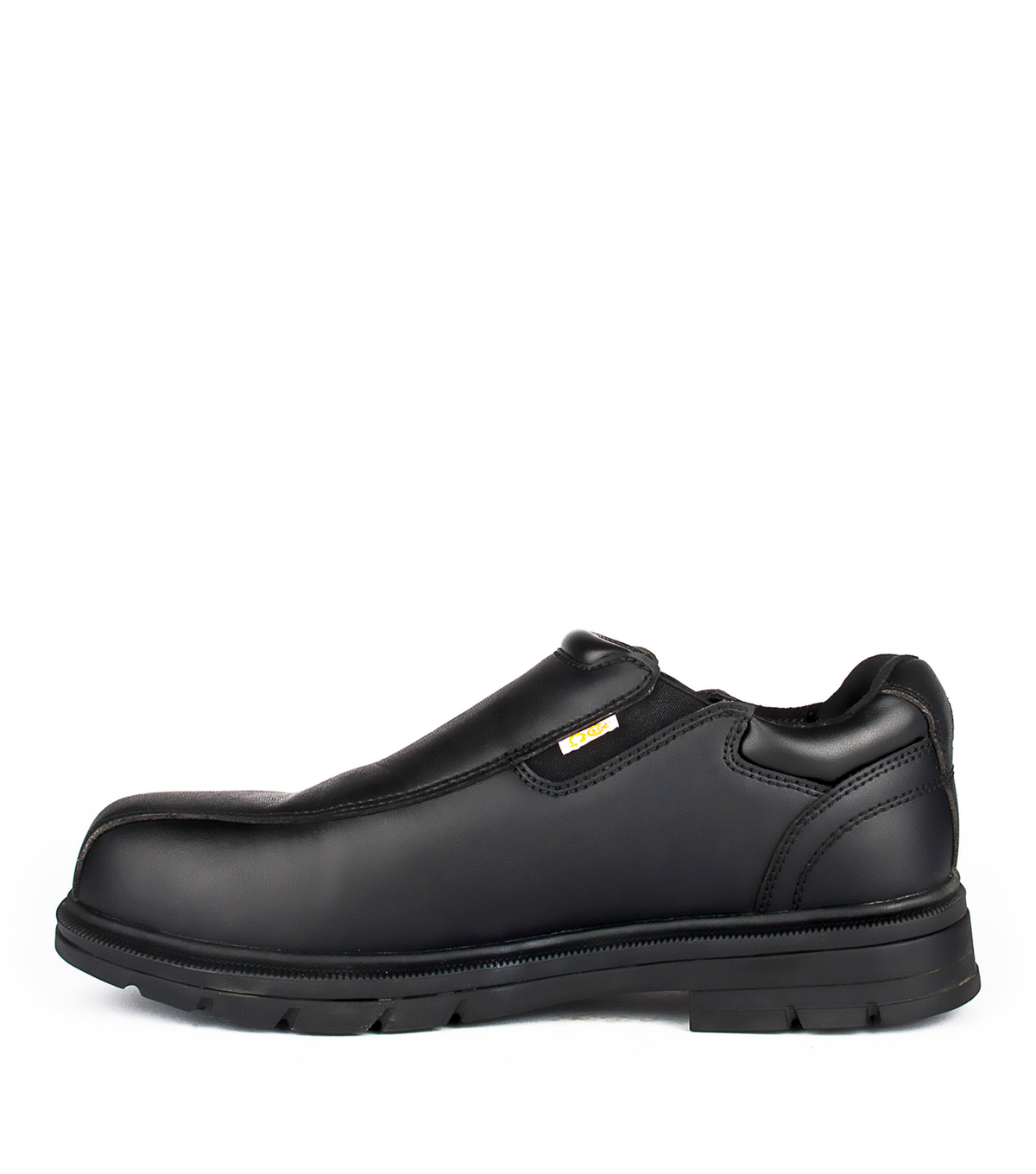 Roosevelt, noir, souliers de travail véganes en microfibre