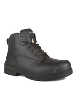 Profiber, noir, bottes de travail 6'' véganes en microfibre