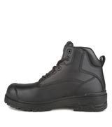Profiber, noir, bottes de travail 6'' véganes en microfibre