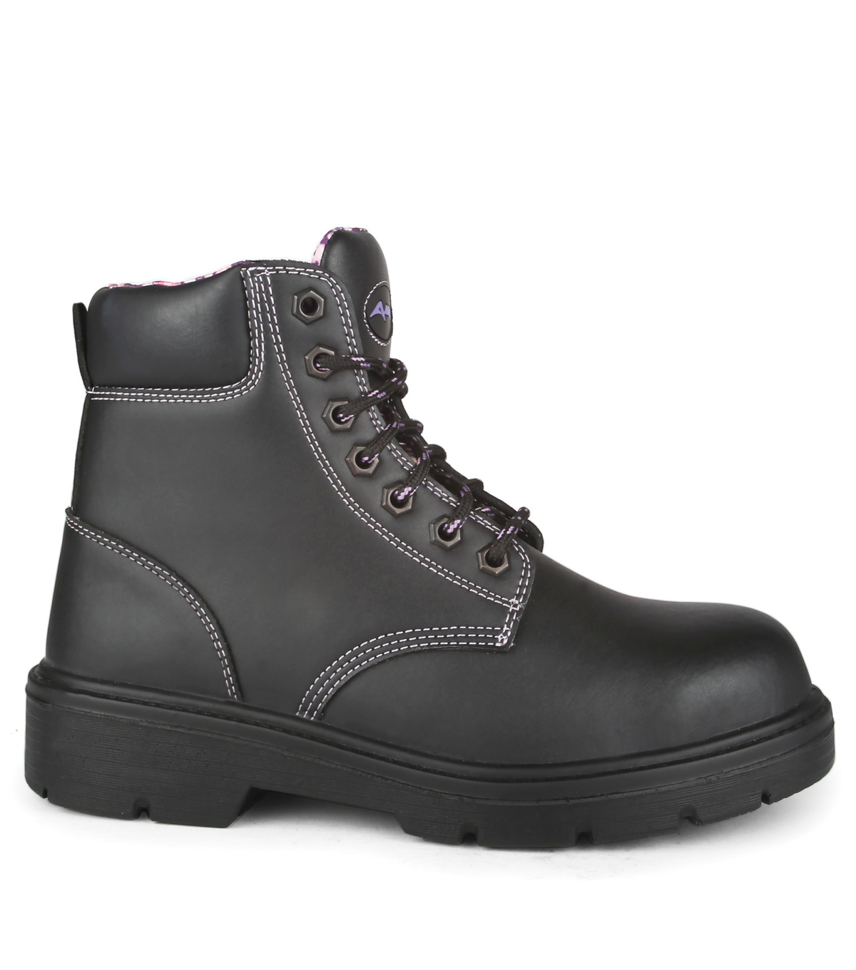 Prolady, noir, bottes  de travail 5'' en cuir