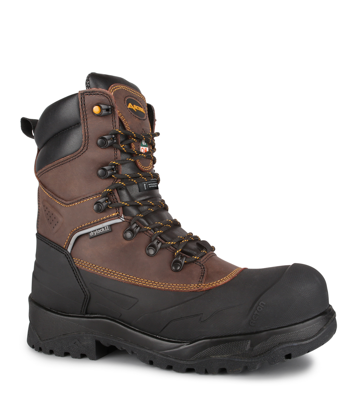 Innova, brun,  bottes  de travail 8'' isolées, 600 g thinsulate