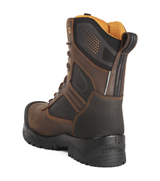 Thor, brun, bottes de travail 8" en cuir, semelle antidérapante