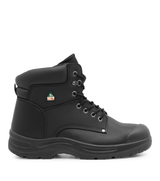 Protect6, noir, bottes  de travail 6" en cuir