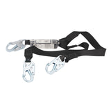 Dyna-ONE Polyester fixe et continue Y-Lanyard avec absorbeur d'énergie et deux connecteurs Snap Hook