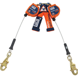 Câble de sécurité autorétractable pour rebord Nano-Lok, 8', Acier inoxydable, Pivotant
