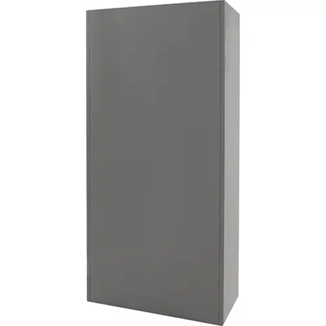 Armoire de rangement combinée, 36" la x 18" p x 72" h, gris