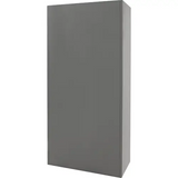 Armoire de rangement combinée, 36" la x 18" p x 72" h, gris