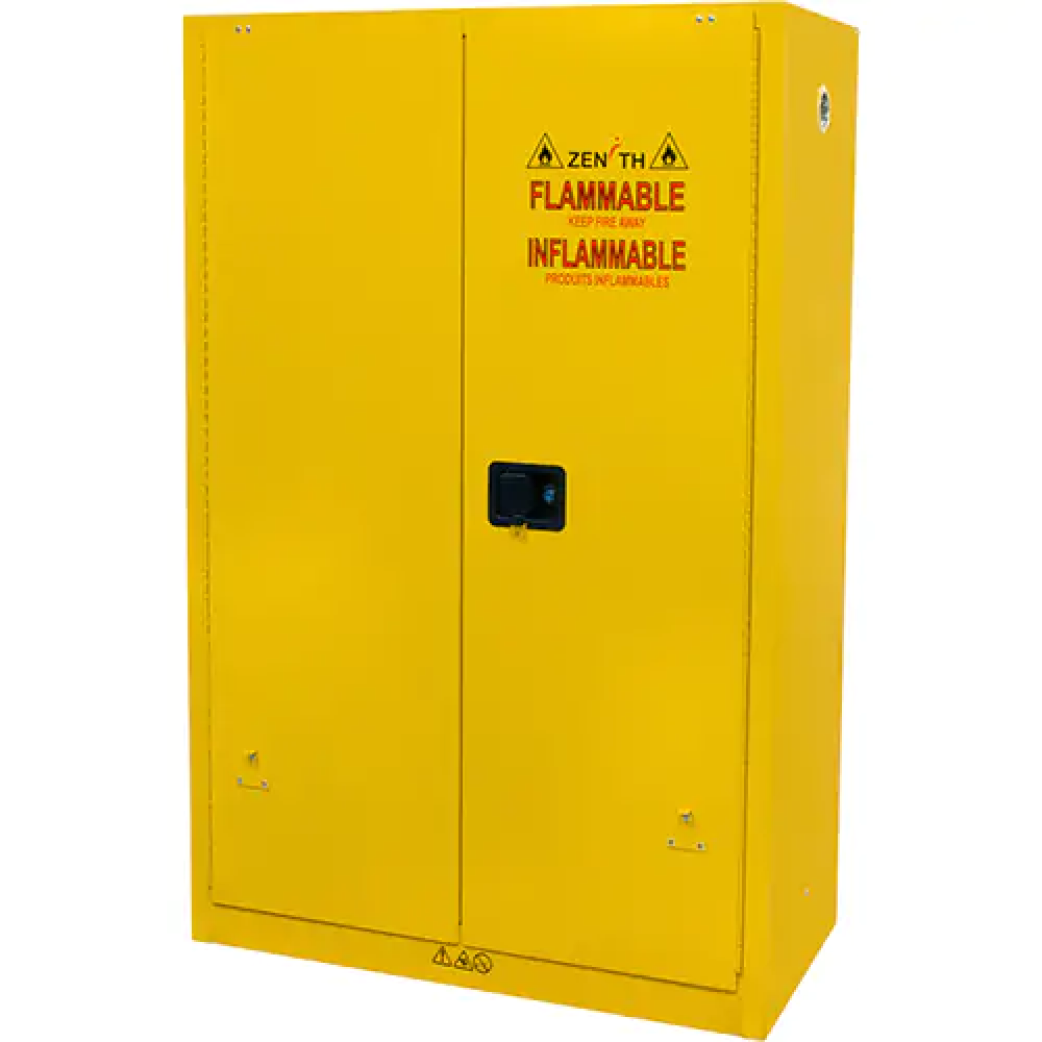 Armoire pour produits inflammables, 45 gal, 2 Porte(s), 43" La x 65" h x 18" p