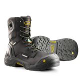 Bottes de travail imperméable Terra Exile 25 de 8 po pour hommes avec embout en composite, noir