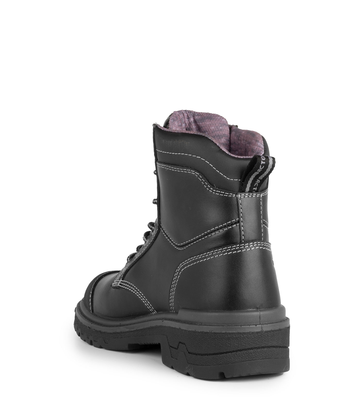 Fierce, noir, bottes  de travail 8'' en cuir