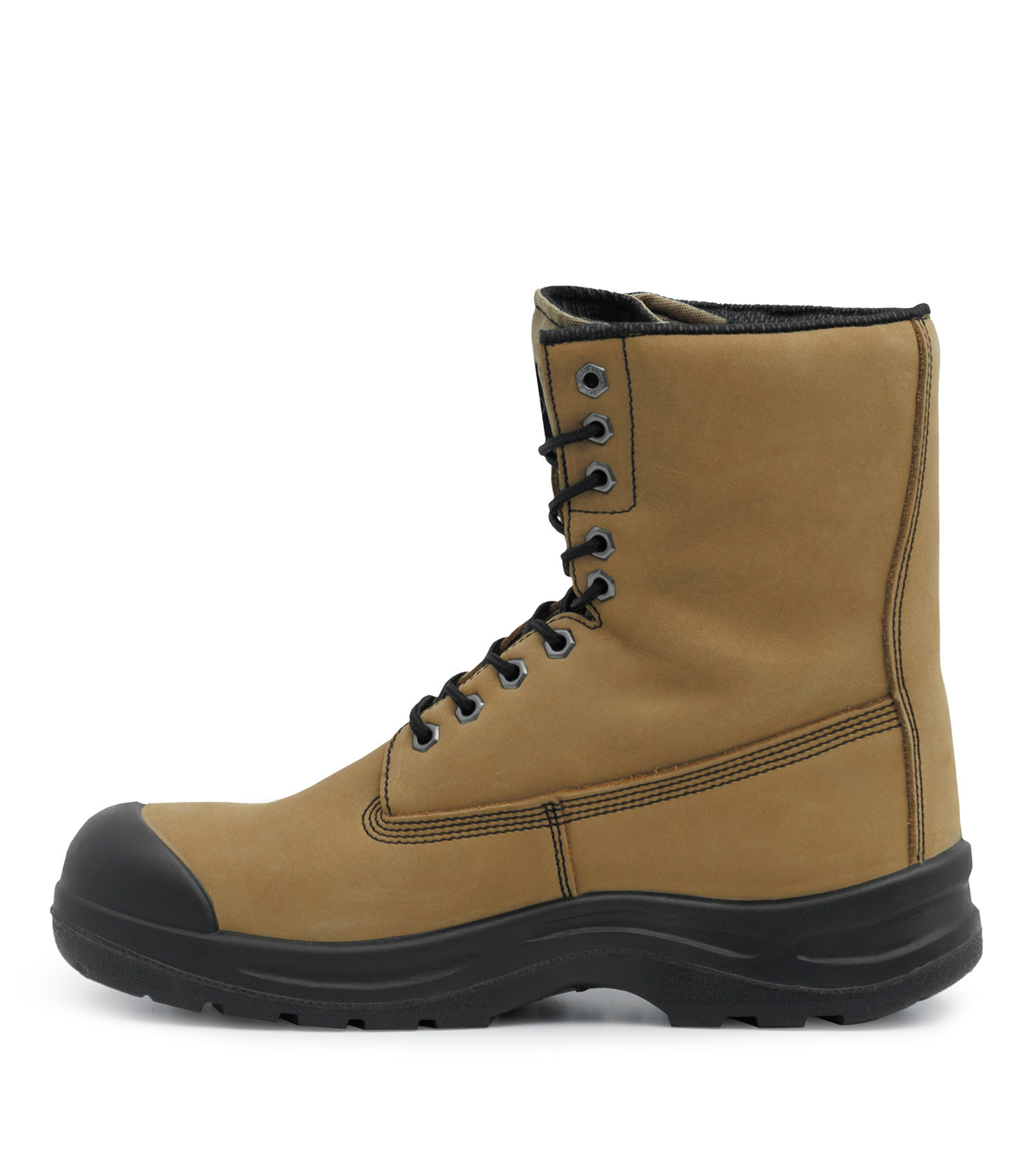Protect8, tan, bottes  de travail 8" en cuir