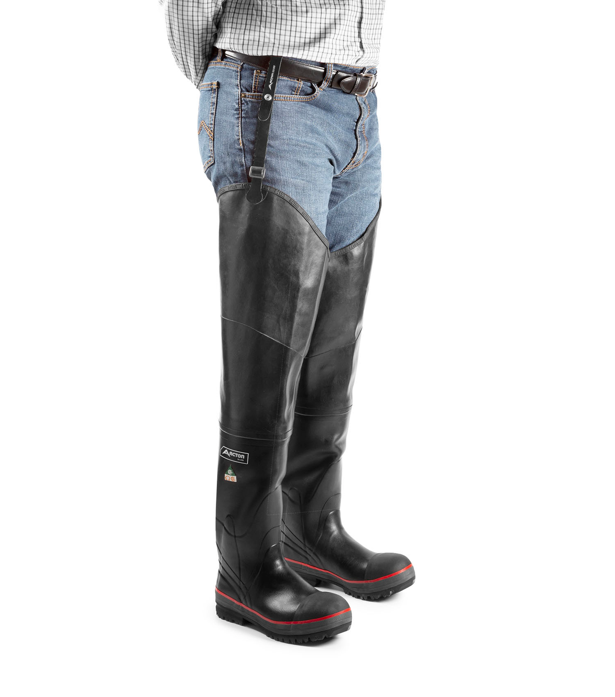 Protecto hip 2.0, noir, bottes  de travail cuissardes 29"