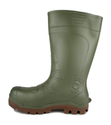 Bering, vert, bottes  de travail pu 15'' avec protection métatarsienne