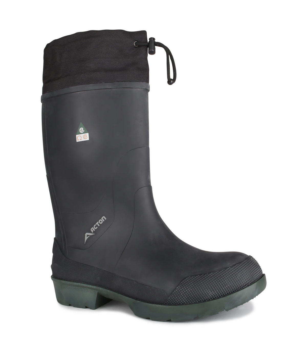 Stormy CSA, noir,  bottes  de travail isolées 15'' en caoutchouc