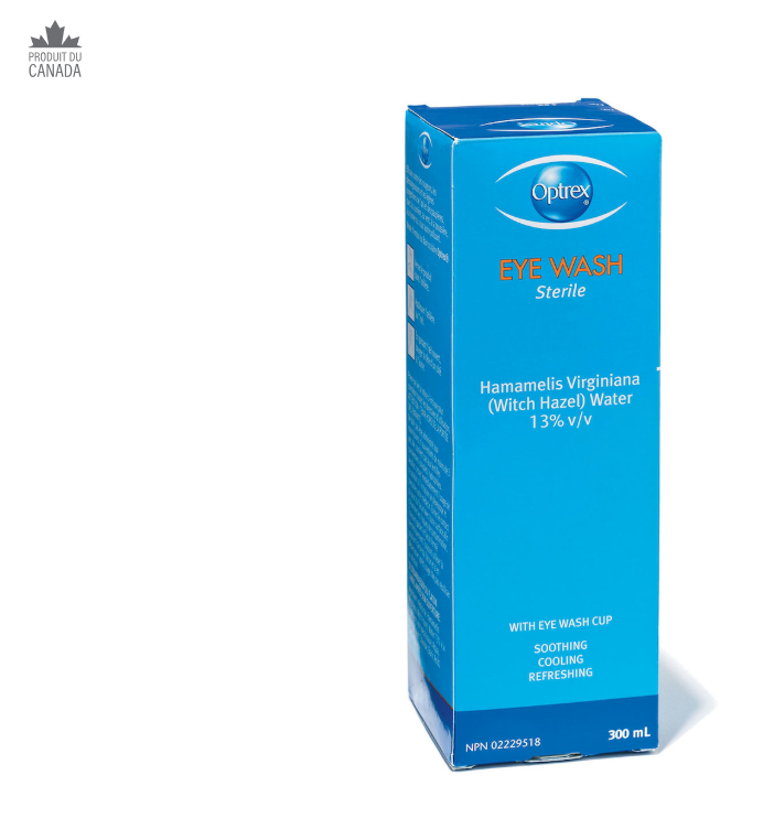 Flacon Optrex 300 ml avec bain oculaire