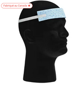 Bandes anti-transpiration en mousse avec sangle élastique pour la tête